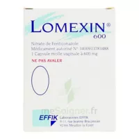 Lomexin 600 Mg Caps Molle Vaginale Plq/1 à Moirans