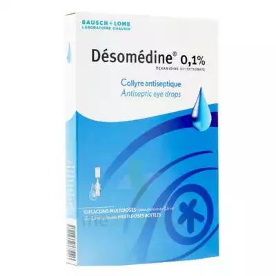 Desomedine 0,1 % Collyre Sol 10fl/0,6ml à Moirans