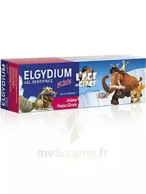 Elgydium Age De Glace Pâte Dentifrice Fraise Givrée Kids 2/6ans 50ml à Moirans